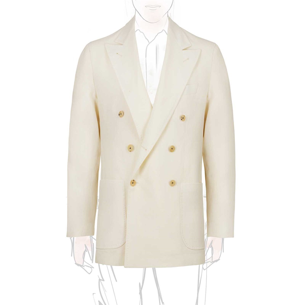 White linen jacket 